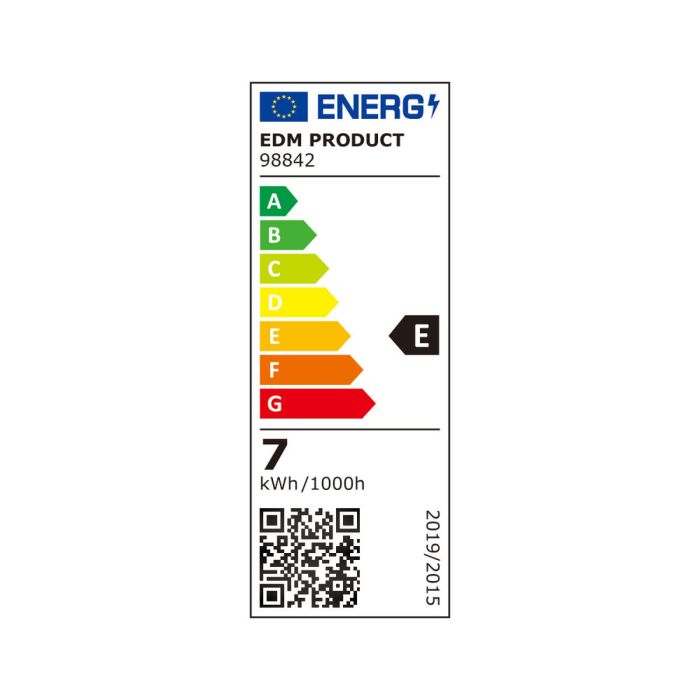 Bombilla LED EDM 98842 E 60 W E14 800 lm Tubular (3200 K) 1