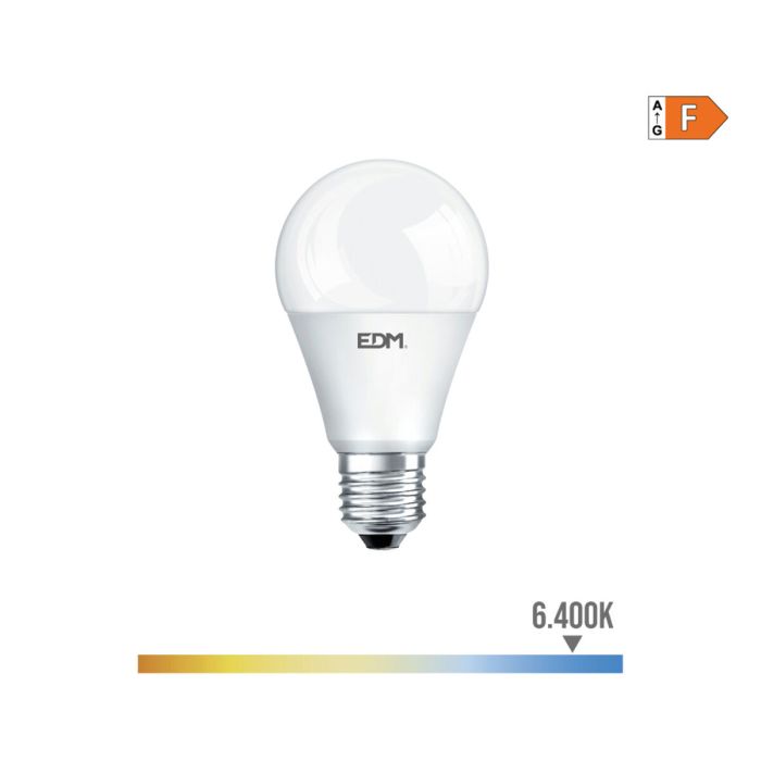 Bombilla LED EDM Regulable F 10 W E27 810 Lm Ø 6 x 10,8 cm (6400 K) 2