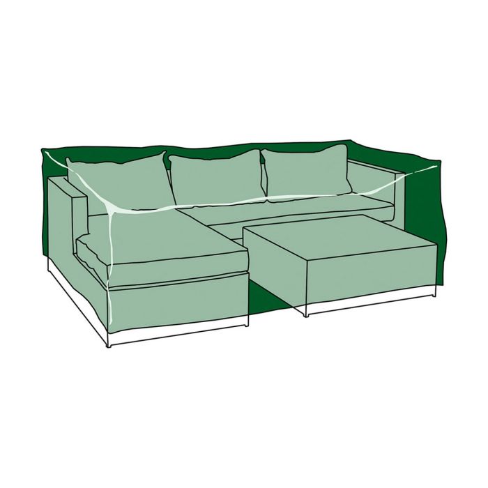 Funda Protectora Altadex Juego de muebles Verde Multicolor Polietileno 300 x 200 x 80 cm 1