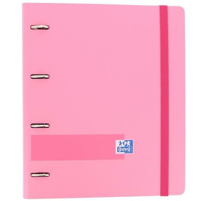 Oxford Carpeta Anillas 4 X 35 mm Live&Go Europeanbinder 360º C-Recambio 100H A4+ 5x5 Tapa Polyfoam Rosa Pastel Oxford Carpeta Anillas 4 X 35 mm Live&Go Europeanbinder 360º C-Recambio 100H A4+ 5x5 Tapa Polyfoam Rosa Pastel