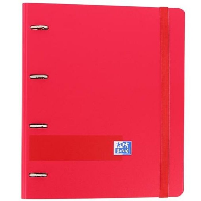 Carpeta de anillas Oxford EuropeanBinder Rojo A4+ (4 Unidades) 1