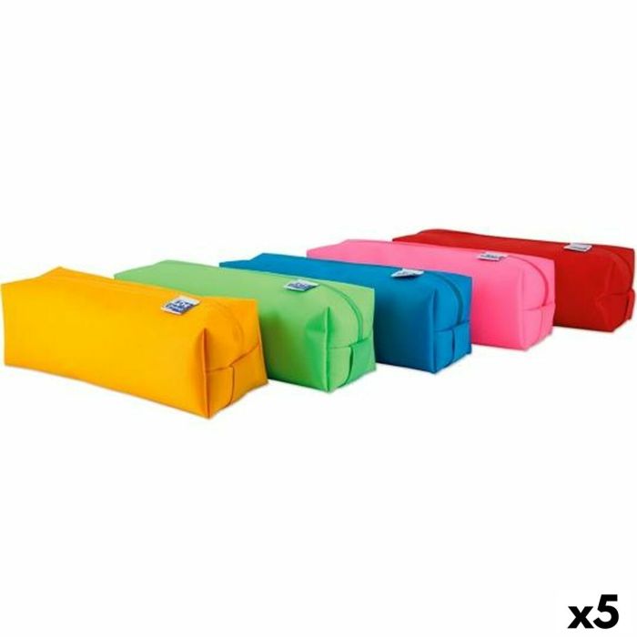 Estuche Escolar Oxford Kangoo Kids Multicolor 22 x 8 x 7 cm (5 Unidades) 2