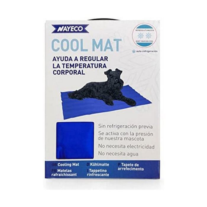 Alfombra para perros Nayeco Cool mat Azul Gel refrigerante (50 x 40 cm) 2