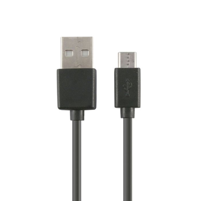 Cable USB a Micro USB KSIX 1 m Negro