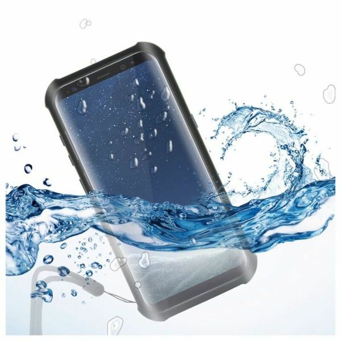 Funda Acuática Samsung Galaxy S8+ KSIX Aqua Case Negro Transparente