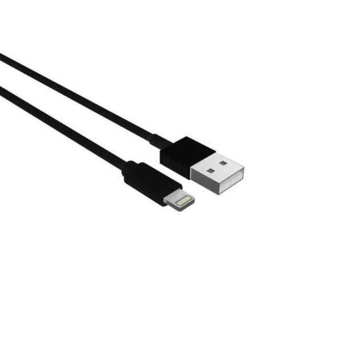 Cable Lightning Contact iPhone Negro (1 m)