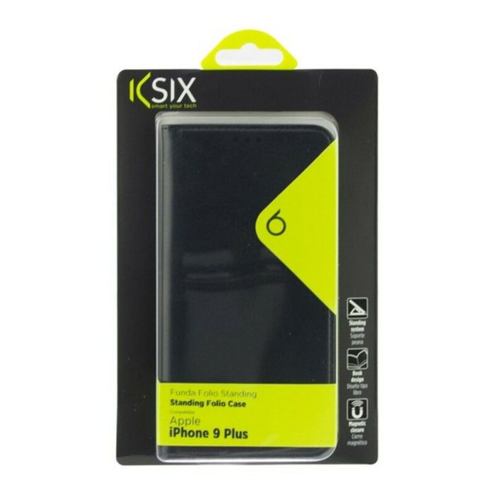Funda Folio para Móvil Iphone XS Max KSIX Negro 1