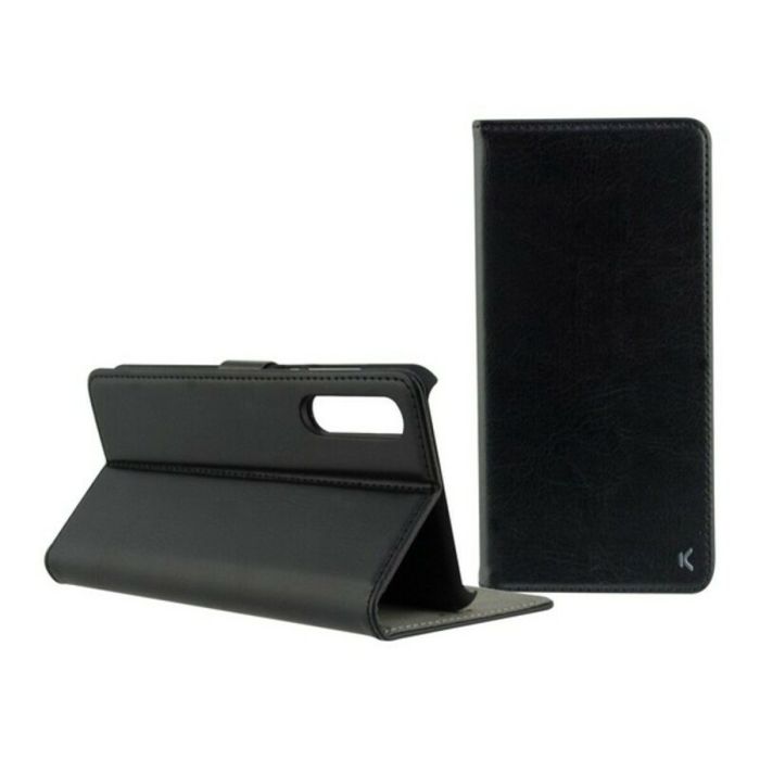 Funda Folio para Móvil Xiaomi Mi Note 10/Mi Note 10 Pro KSIX Standing Negro