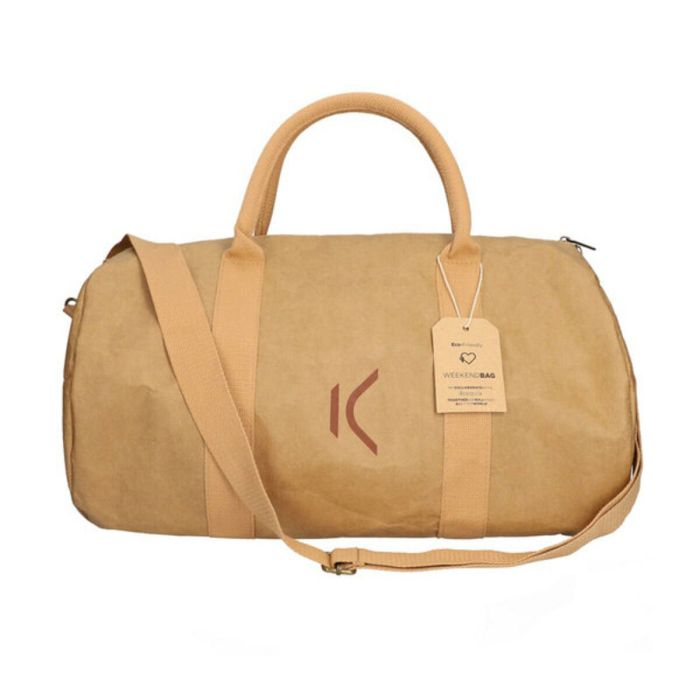 Bolsa de Viaje KSIX WeekendBag Marrón Eco-friendly papel kraft 6