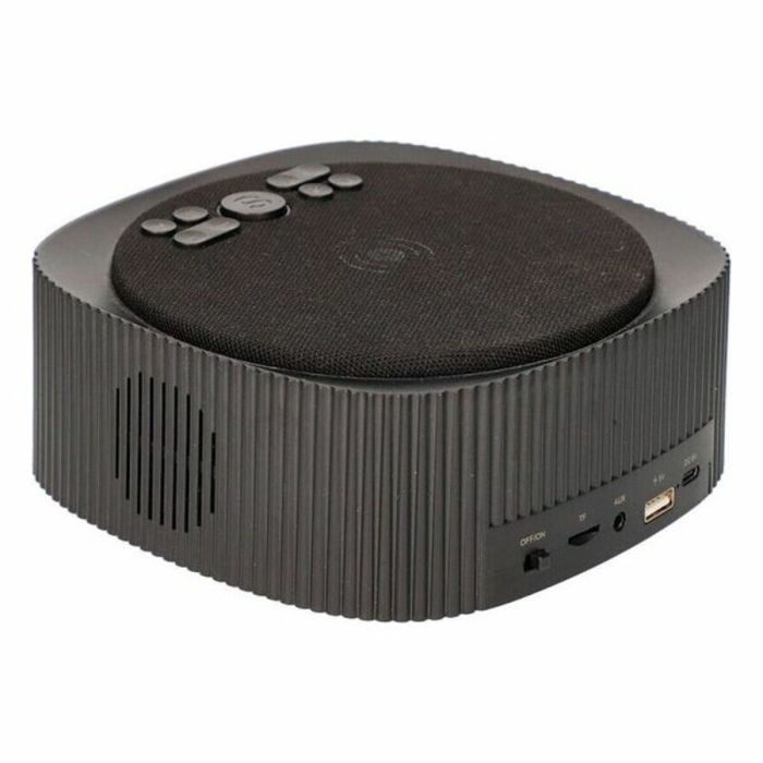 Radio Despertador con Cargador Inalámbrico KSIX TP-8427542105581_BXCQI12N_Vendor Bluetooth 10W Negro 1