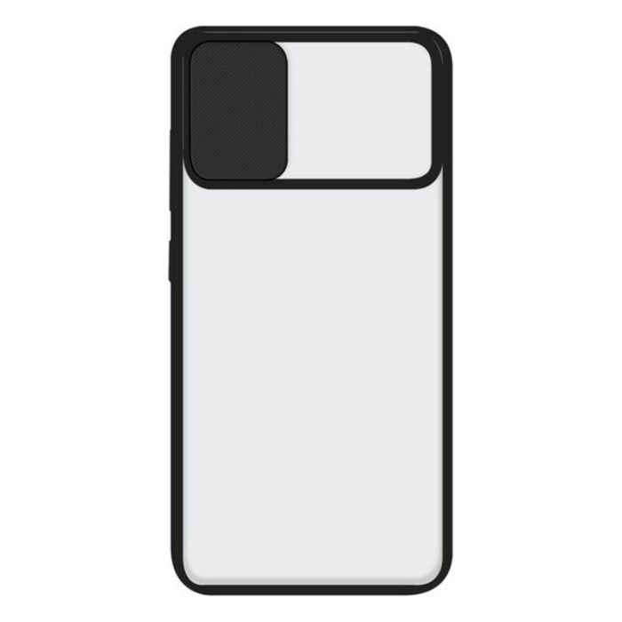 Funda para Móvil con Borde de TPU iPhone 12 Pro KSIX Duo Soft Cam Protect Negro