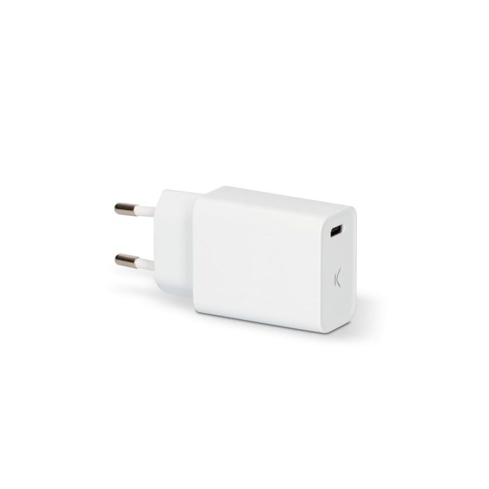 Cargador USB Iphone KSIX Apple-compatible Blanco 2