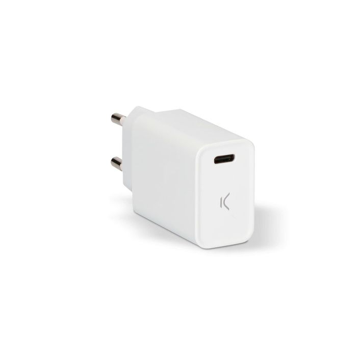 Cargador USB Iphone KSIX Apple-compatible Blanco 1