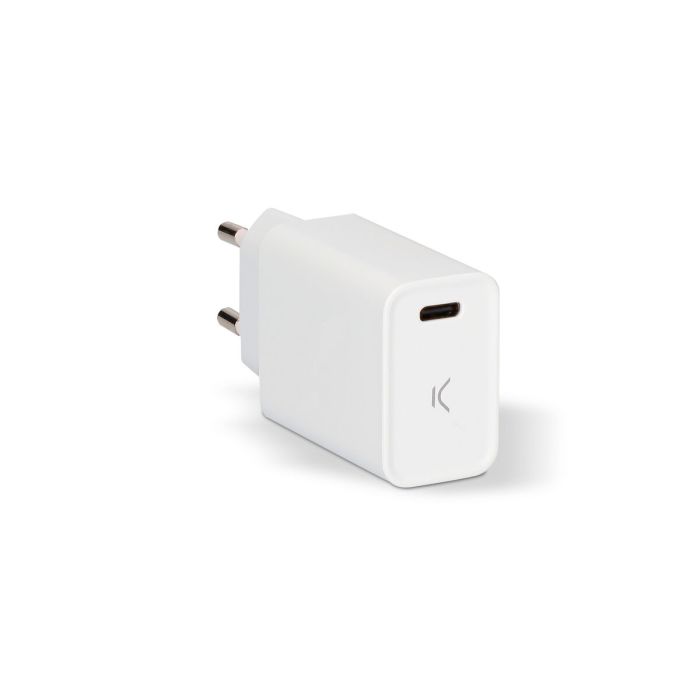 Cargador USB Iphone KSIX Apple-compatible Blanco 7