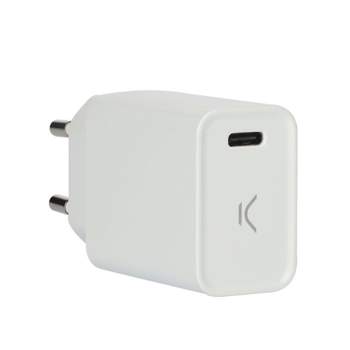 Cargador USB KSIX Blanco 6