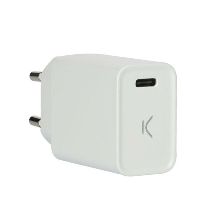 Cargador USB KSIX Blanco
