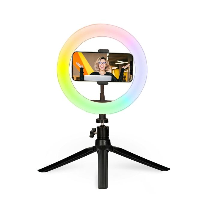 Aro de Luz para Selfie Recargable KSIX Smartphone 12W 9