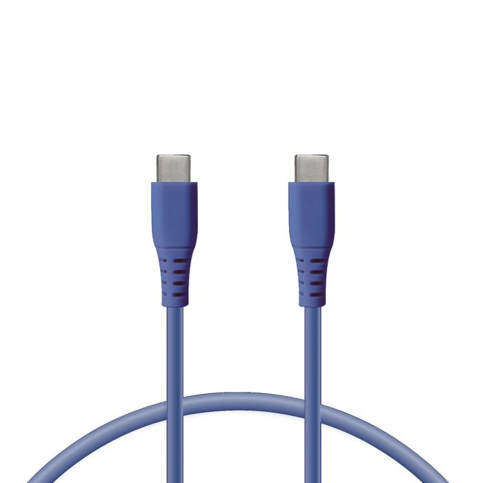 Cable de Datos/Carga con USB KSIX Azul 1 m