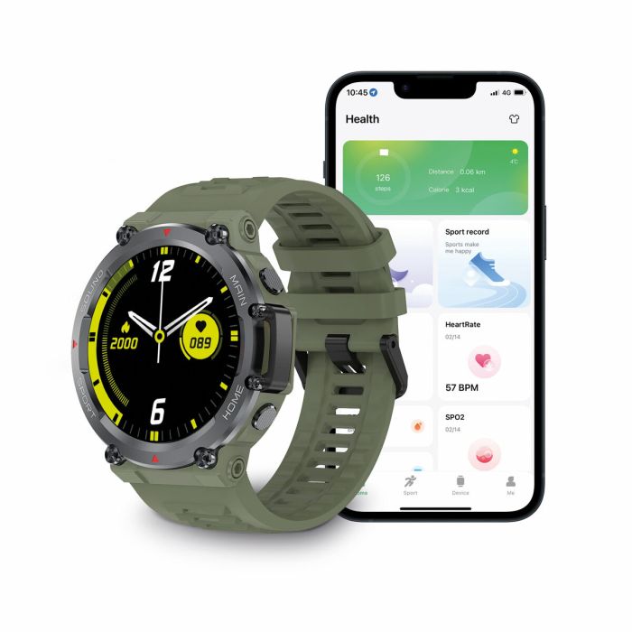 Smartwatch KSIX Oslo 1,5" Bluetooth 5.0 270 mAh Verde 3