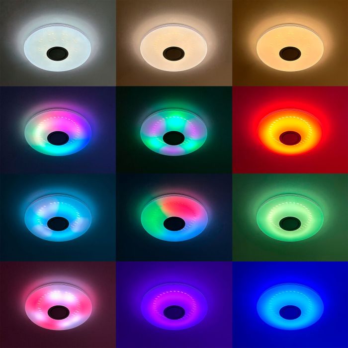 Plafón LED KSIX Aura 66,4 w 3000k - 6500k 7200 lm 49 x 7,5 cm 3