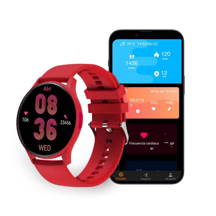 Smartwatch KSIX Core 1,43" Rojo 5