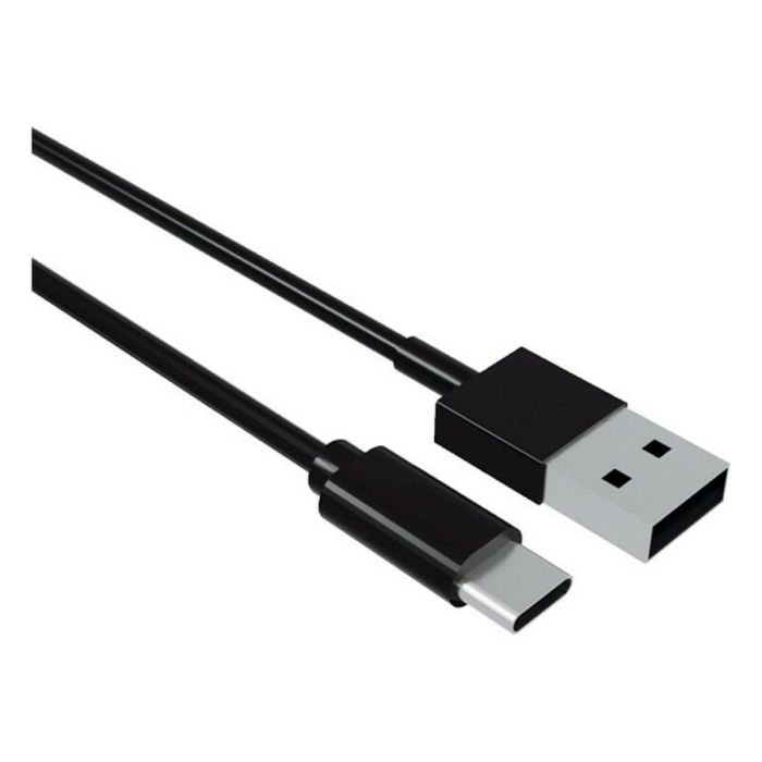 Cable USB A a USB C Contact (1 m) Negro
