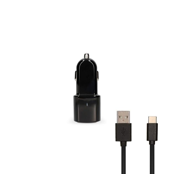 Cargador de Coche Contact USB-C (1 m) Negro 4