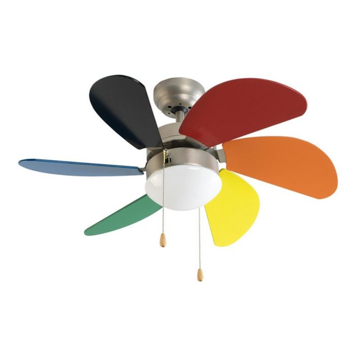 Ventilador Grupo FM VT-90 Junior 50W Multicolor (Ø 80 cm) Ventilador Grupo FM VT-90 Junior 50W Multicolor (Ø 80 cm)