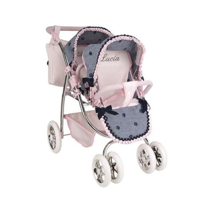 Carrito para Muñecas Arias Lucia Gemelos (45 x 70 x 73 cm) 0 Carrito para Muñecas Arias Lucia Gemelos (45 x 70 x 73 cm) 0