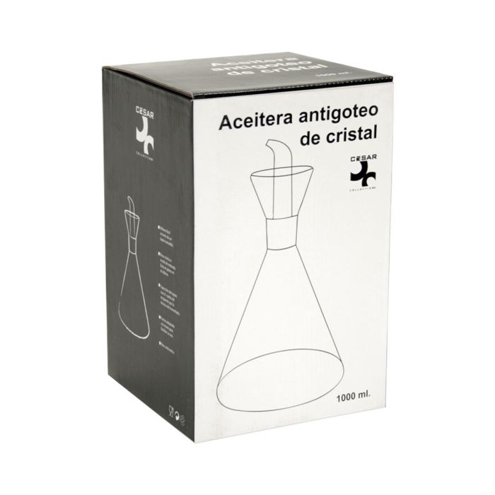 Aceitera Alexandra House Living Cristal 1 L 14,5 x 29 cm 1