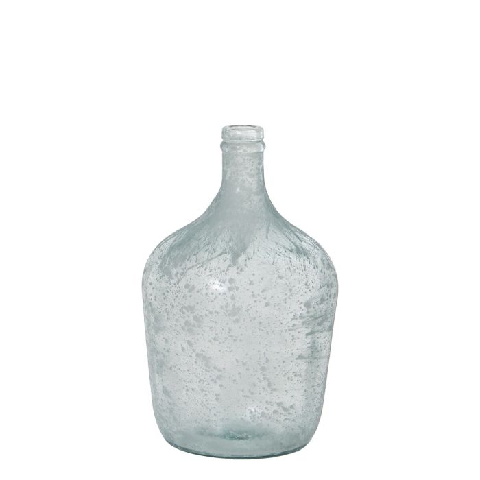 Jarrón de Vidrio Reciclado Alexandra House Living Blanco Cristal 18 x 30 cm 4 L