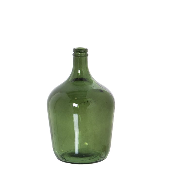 Jarrón de Vidrio Reciclado Alexandra House Living Verde Cristal 18 x 30 cm 4 L