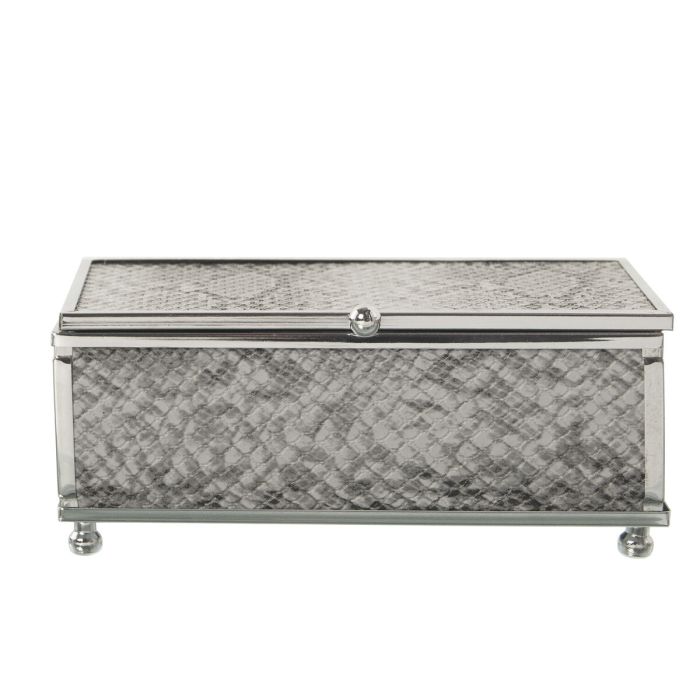 Caja-Joyero Alexandra House Living Gris Cristal 15 x 6 x 10 cm 2