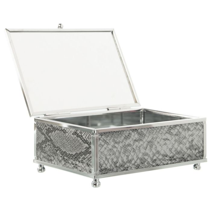 Caja-Joyero Alexandra House Living Gris Cristal 15 x 6 x 10 cm 1