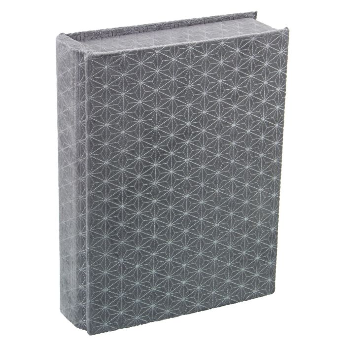 Juego de Cajas Decorativas Alexandra House Living Gris Textil 3 Piezas 2