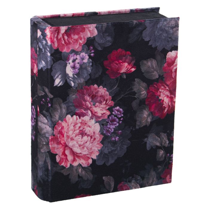 Juego de Cajas Decorativas Alexandra House Living Negro Textil 3 Piezas 2