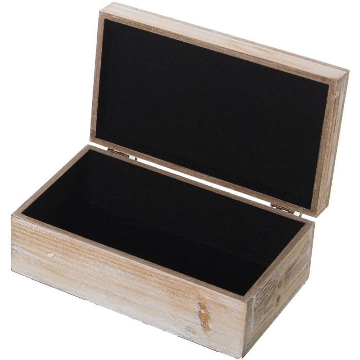 Juego de Cajas Decorativas Alexandra House Living Multicolor Madera 2 Piezas 1