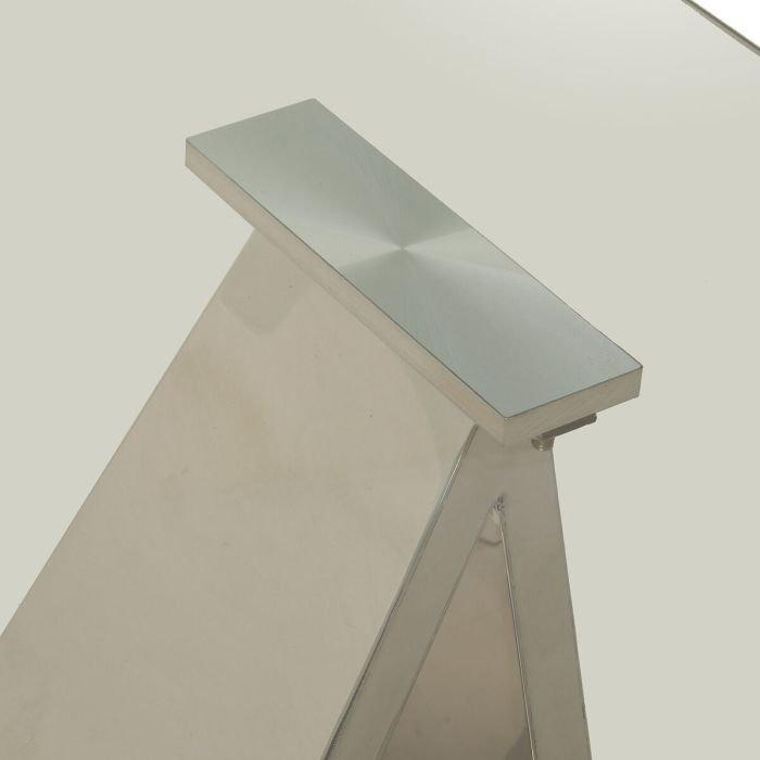 Mesa auxiliar Alexandra House Living Gris Transparente 55 x 55 x 55 cm 1