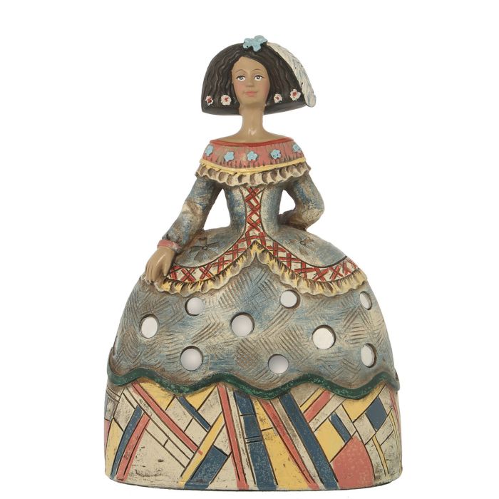 Figura Decorativa Alexandra House Living Menina Acrílico Plástico Melamina