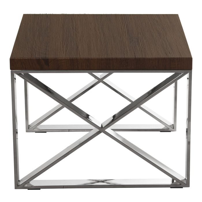 Mesa auxiliar Alexandra House Living Gris 50 x 43 x 50 cm