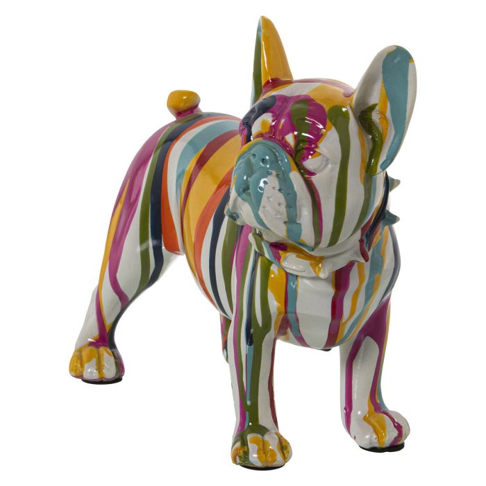 Figura Decorativa Alexandra House Living Multicolor Plástico Perro Pintura 13 x 26 x 24 cm 2