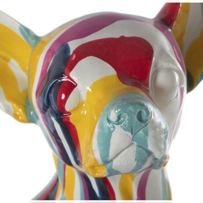 Figura Decorativa Alexandra House Living Multicolor Plástico Perro Pintura 14 x 19 x 28 cm 3