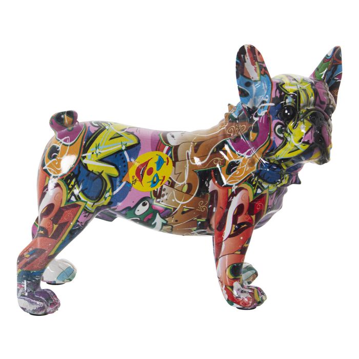 Figura Decorativa Alexandra House Living Multicolor Plástico Perro 14 x 26 x 24 cm