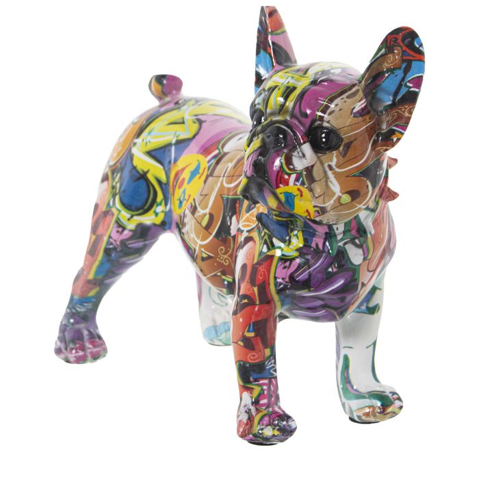 Figura Decorativa Alexandra House Living Multicolor Plástico Perro 14 x 26 x 24 cm 1