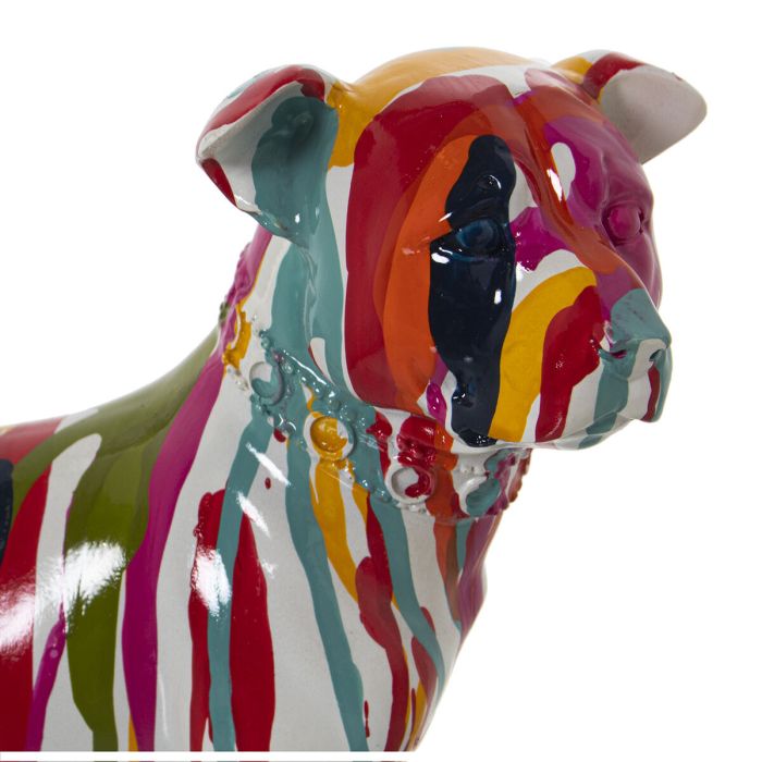 Figura Decorativa Alexandra House Living Multicolor Plástico Perro Pintura 13 x 29 x 26 cm 3