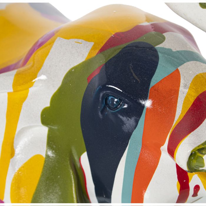 Figura Decorativa Alexandra House Living Multicolor Plástico Elefante Pintura 14 x 30 x 28 cm 2