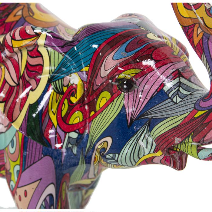 Figura Decorativa Alexandra House Living Multicolor Plástico Elefante 10 x 23 x 22 cm 2