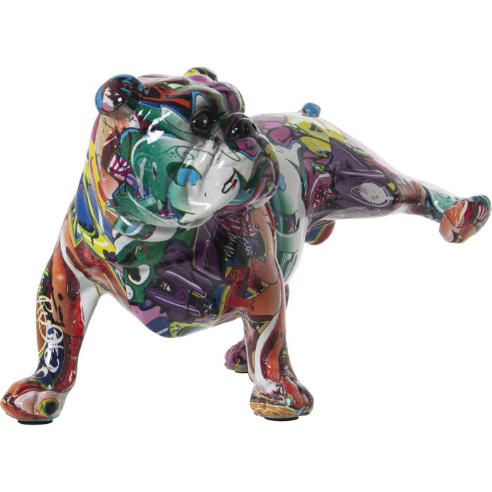 Figura Decorativa Alexandra House Living Multicolor Plástico Perro 28 x 18 x 18 cm 1