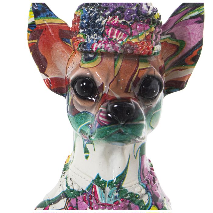 Figura Decorativa Alexandra House Living Multicolor Plástico Perro 16 x 13 x 30 cm 3