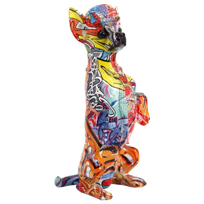 Figura Decorativa Alexandra House Living Multicolor Plástico Perro 16 x 13 x 30 cm 1